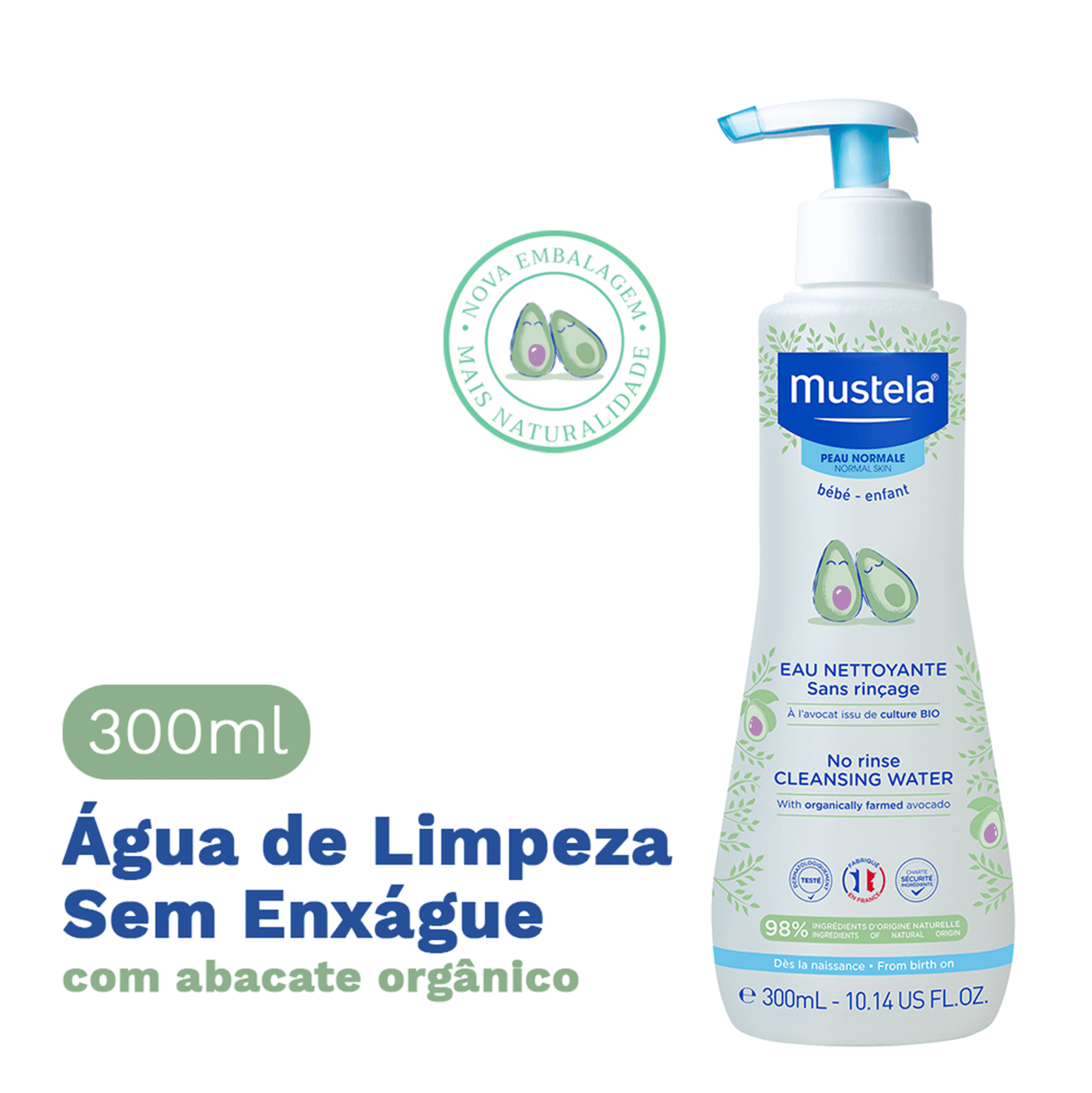 Água de Limpeza Mustela Bébé PhysiObébé | Beleza na Web