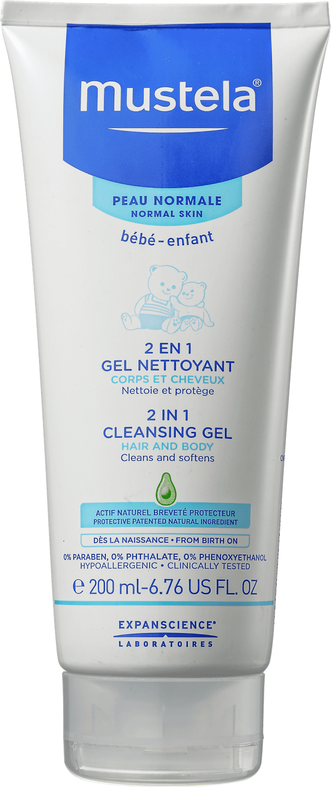 Mustela Bébé 2 En 1 Cheveux Et Corps - Gel 2 em 1 200ml