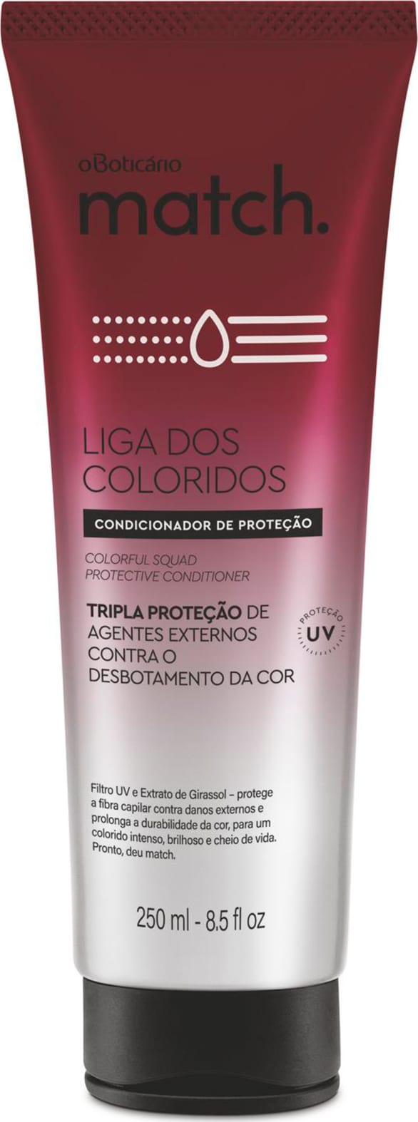 Combo Match Liga dos Coloridos: Shampoo + Condicionador + Sérum Protetor + Máscara de Proteção