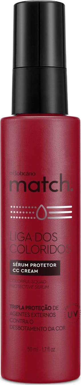 Combo Match Liga dos Coloridos: Shampoo + Condicionador + Sérum Protetor + Máscara de Proteção