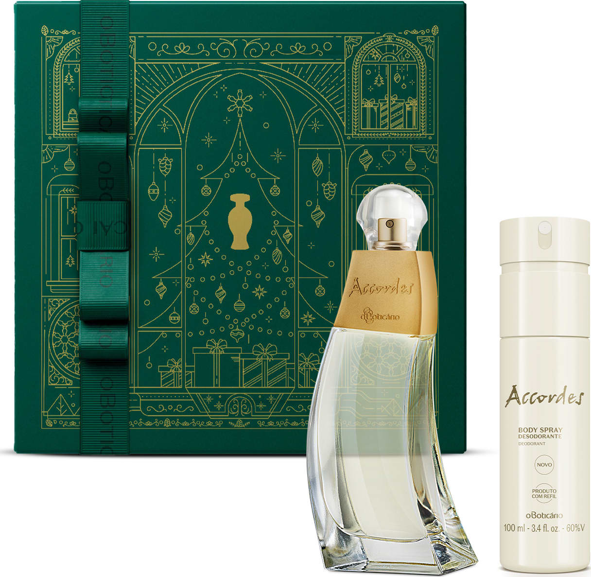香水(女性用) SET Accordes colonia + desodorante spray Conjunto Accordes o Boticário Feminino | Beleza na Web