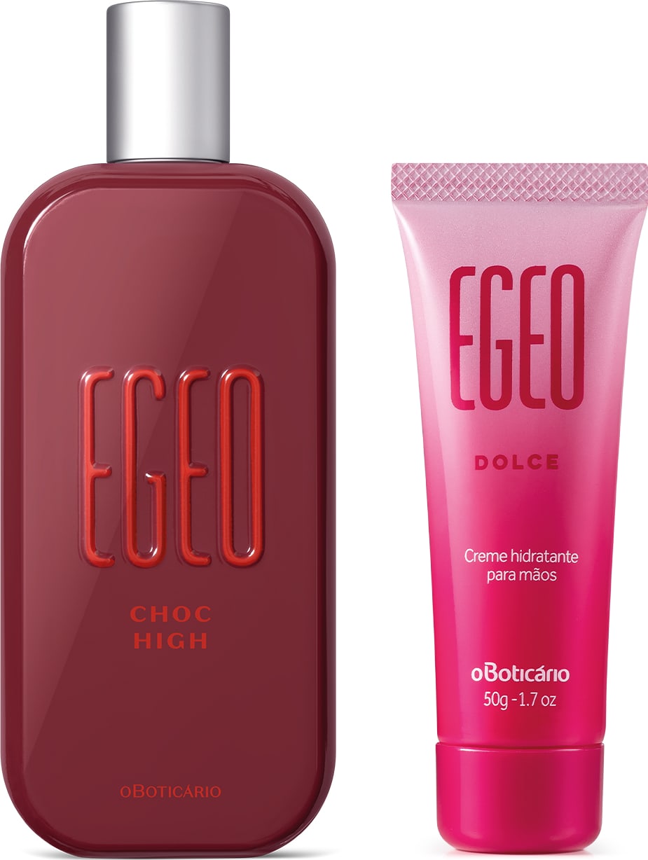 Combo Egeo: Choc High Desodorante Colônia 90ml + Creme para as Mãos ...