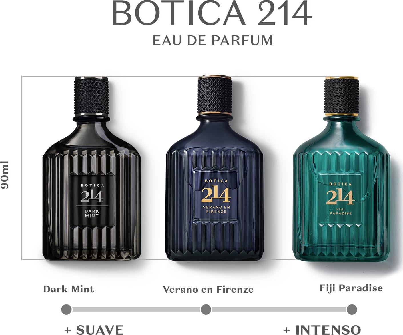 Botica 214 Dark Mint Eau De Parfum 90ml | O Boticário