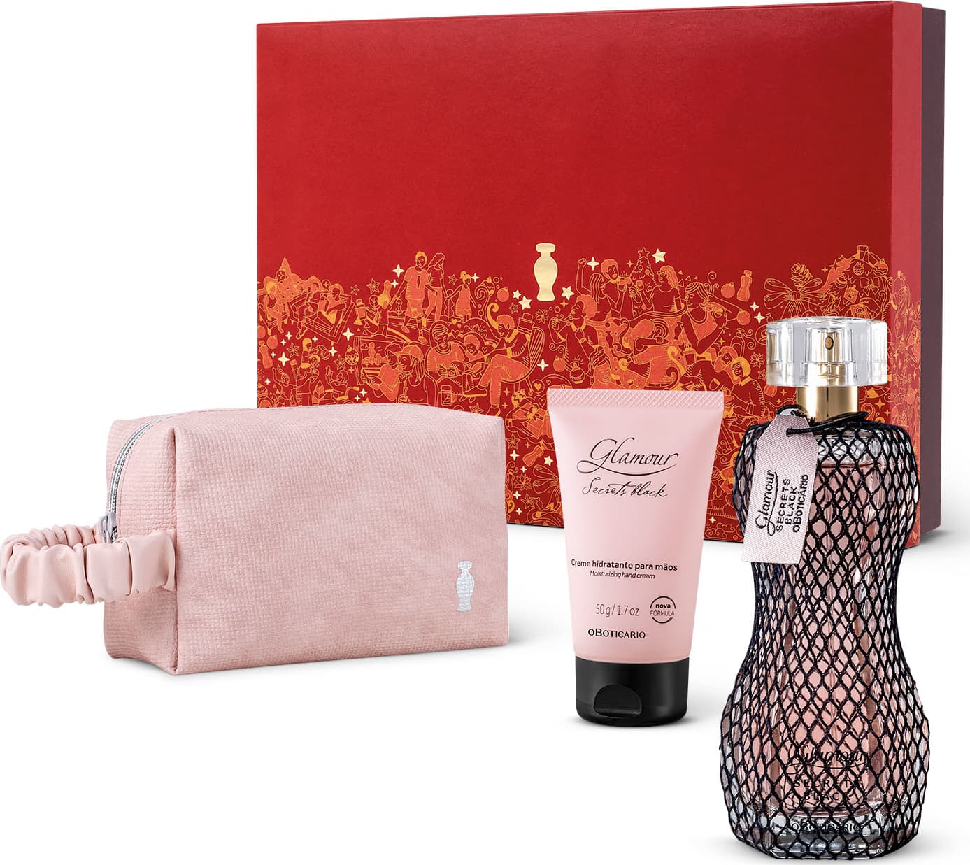 Kit Glamour Secrets Black O Boticário - ESSÊNCIA PERFUMARIA E