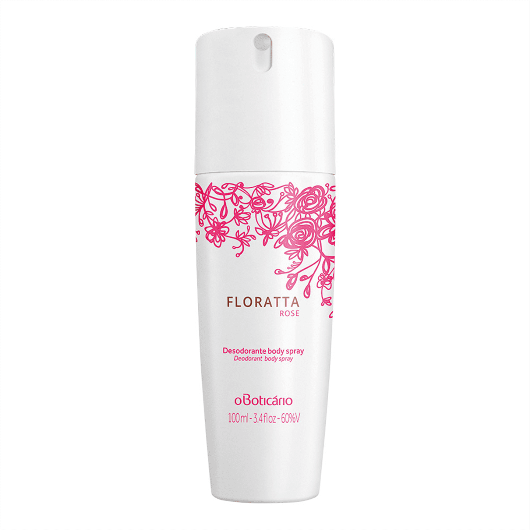 Desodorante Body Spray Floratta Rose 100ml O Boticario