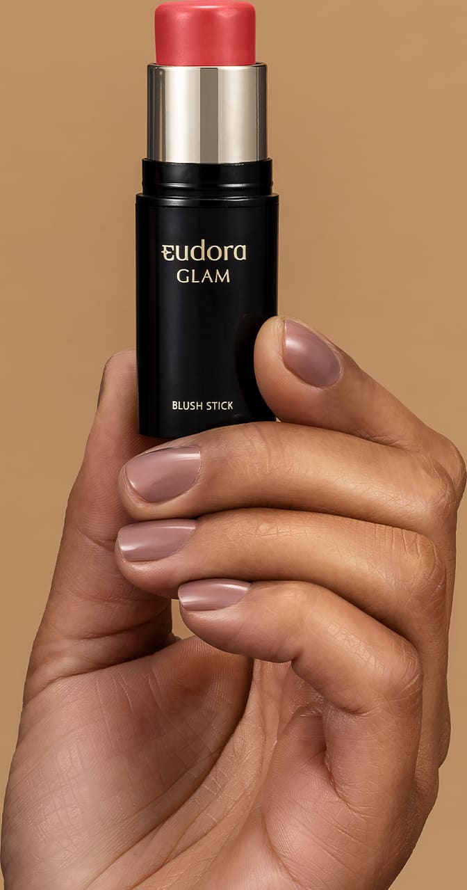 Blush Stick Eudora Glam Rosa Ginger 5g Eudora