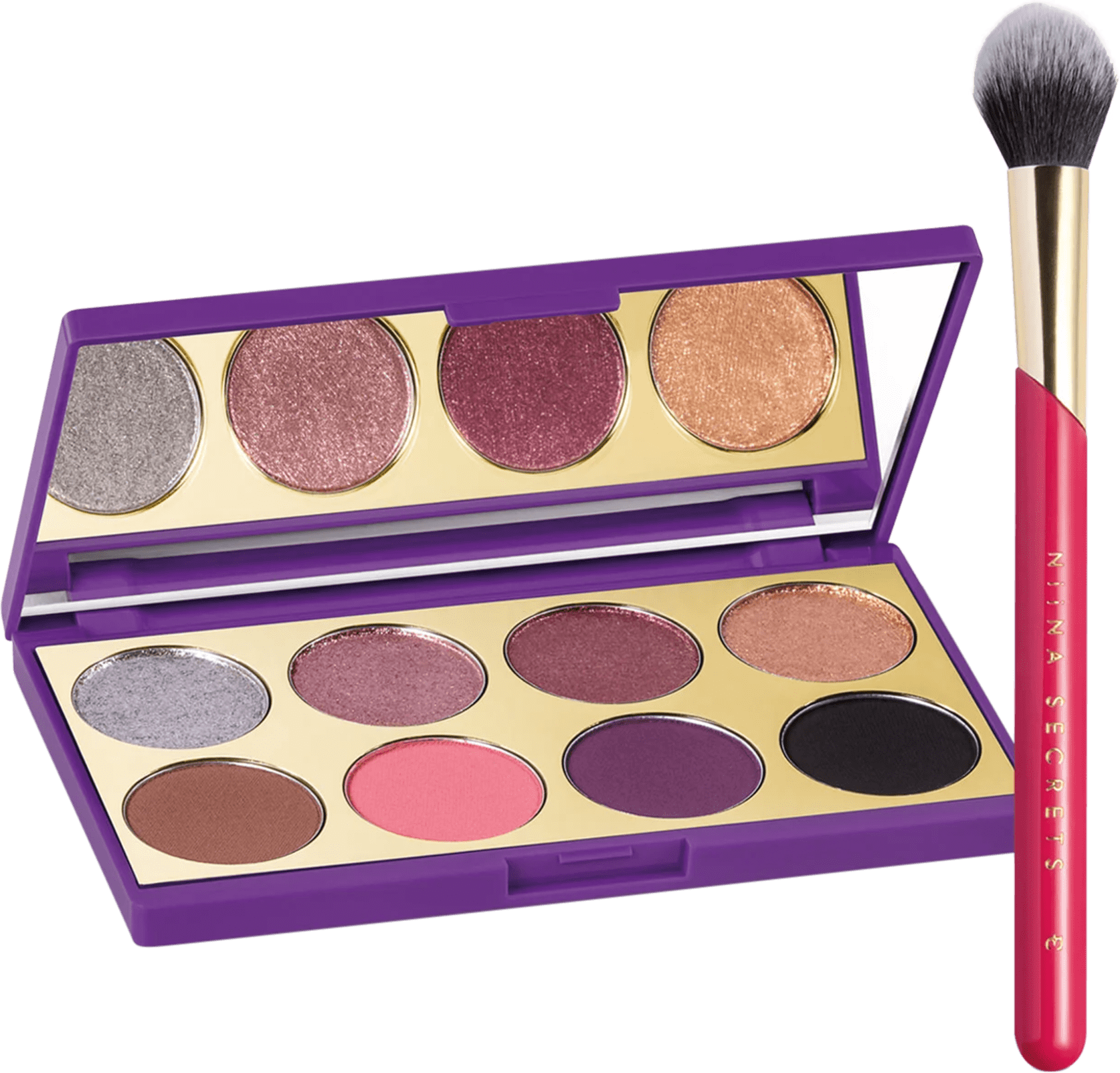 2 Paleta 12 Sombras Coloridas Kit Infantil Crianças Bonita