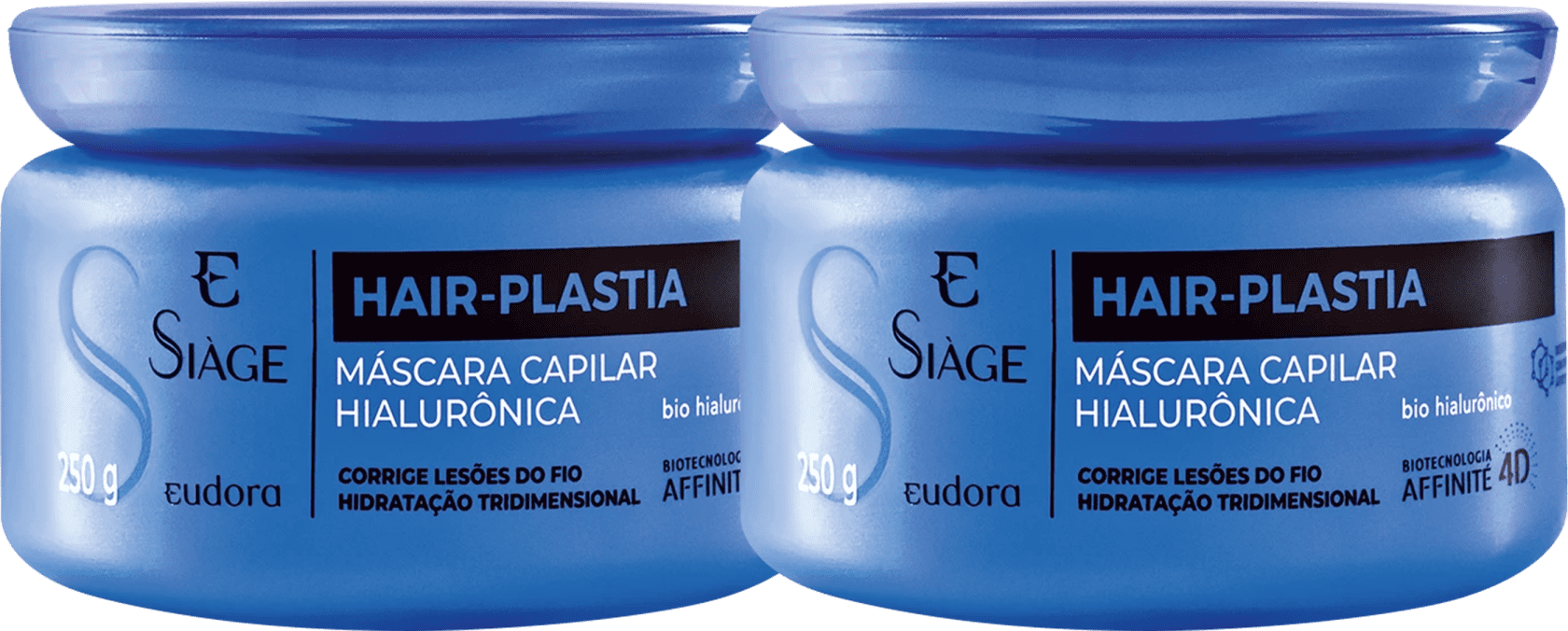 Kit Eudora Siáge HairPlastia Máscara Capilar Beleza na 