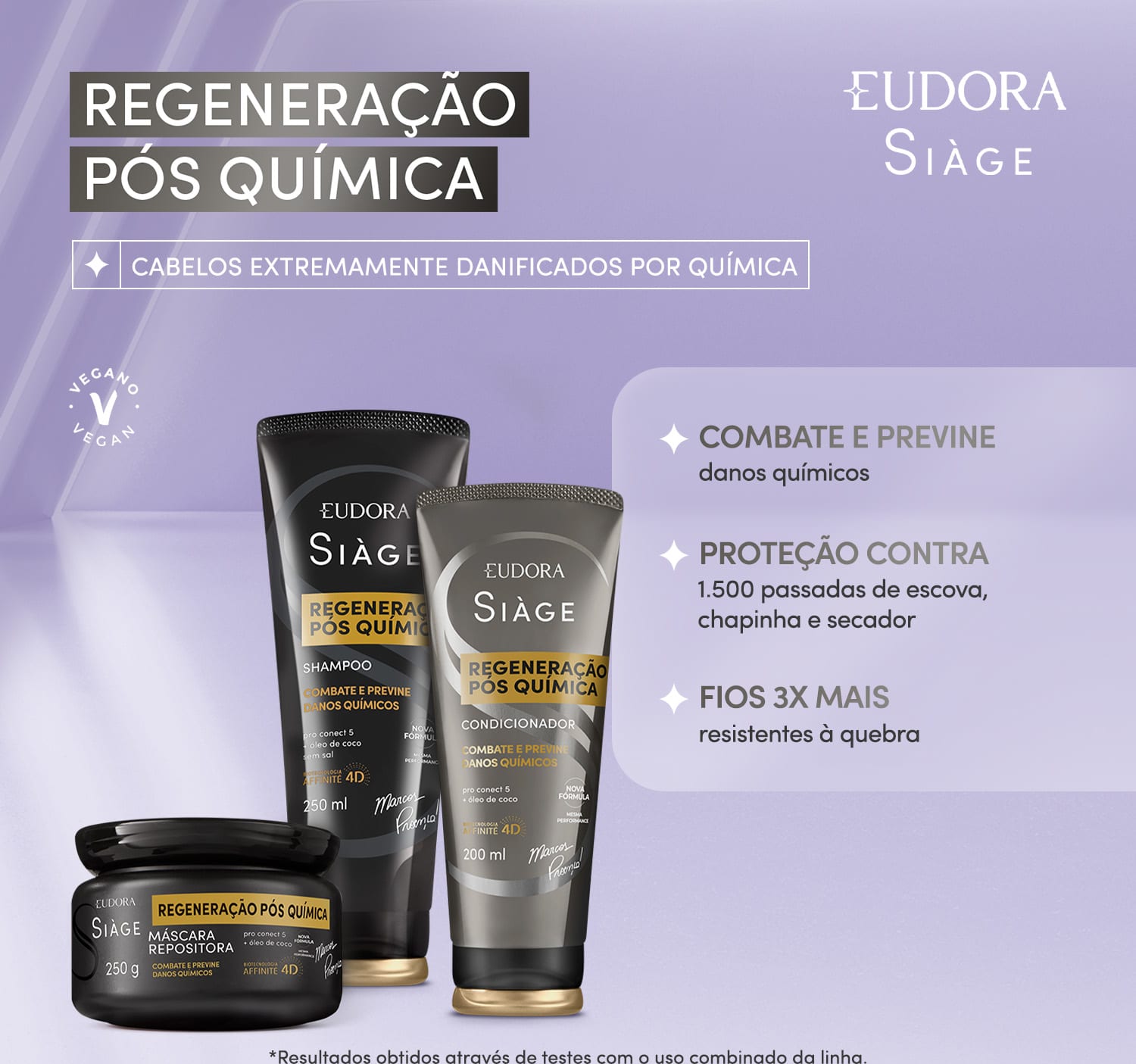Máscara Repositora Siàge Expert Regeneração Pós Química 250g | Eudora
