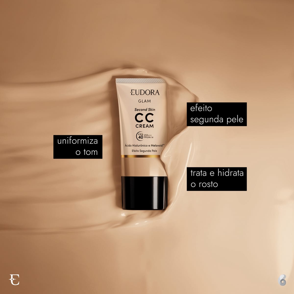 Eudora Glam Second Skin CC Cream Beleza na Web