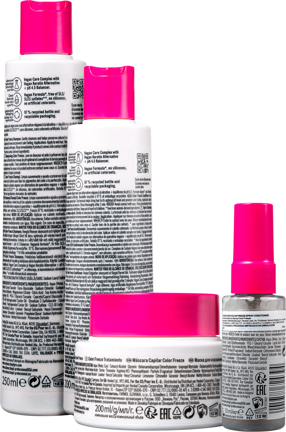 Kit Schwarzkopf BC Bonacure Color Freeze | Beleza na Web