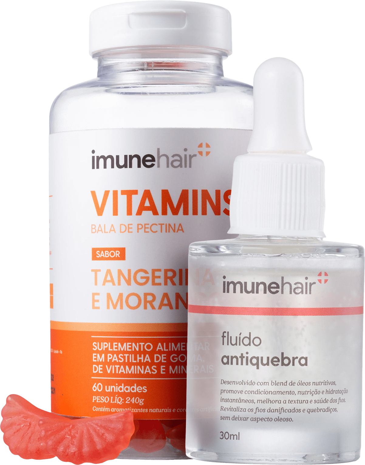 Kit Imunehair Vitamins Antiquebra Beleza na 