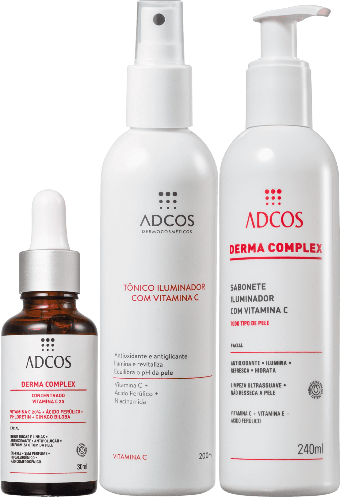 Kit Adcos de Tratamento Facial Intensivo de Vitamina C | Beleza Na Web