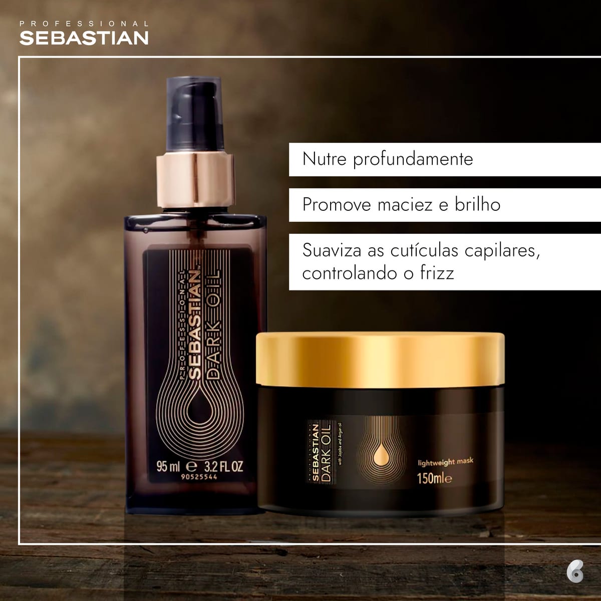 Kit Sebastian Professional Dark Oil Intenso Beautybox