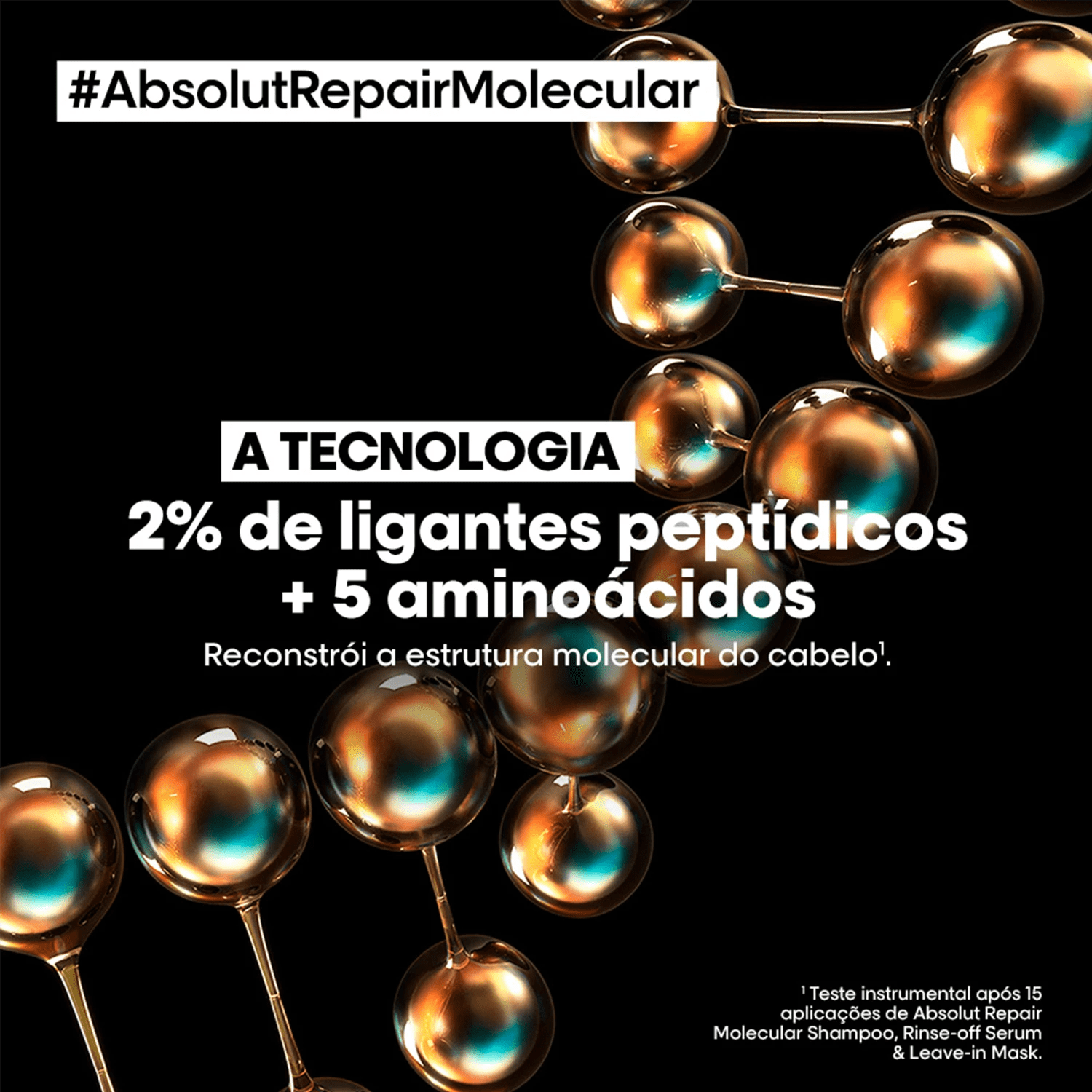 Kit L'Oréal Professionnel Absolut Repair Molecular Beleza Na  PRO Pro