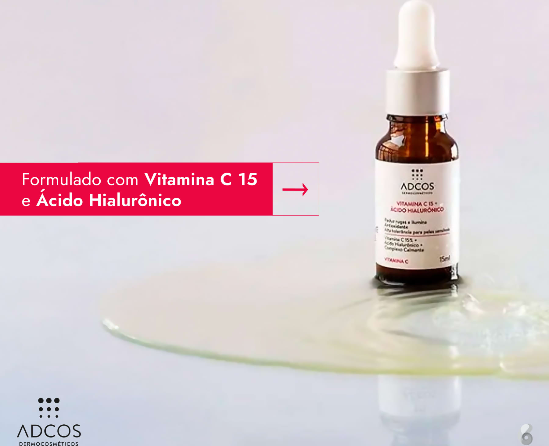 Kit Adcos Aqua Fluid FPS50 Vitamina C 15 | Beleza na Web