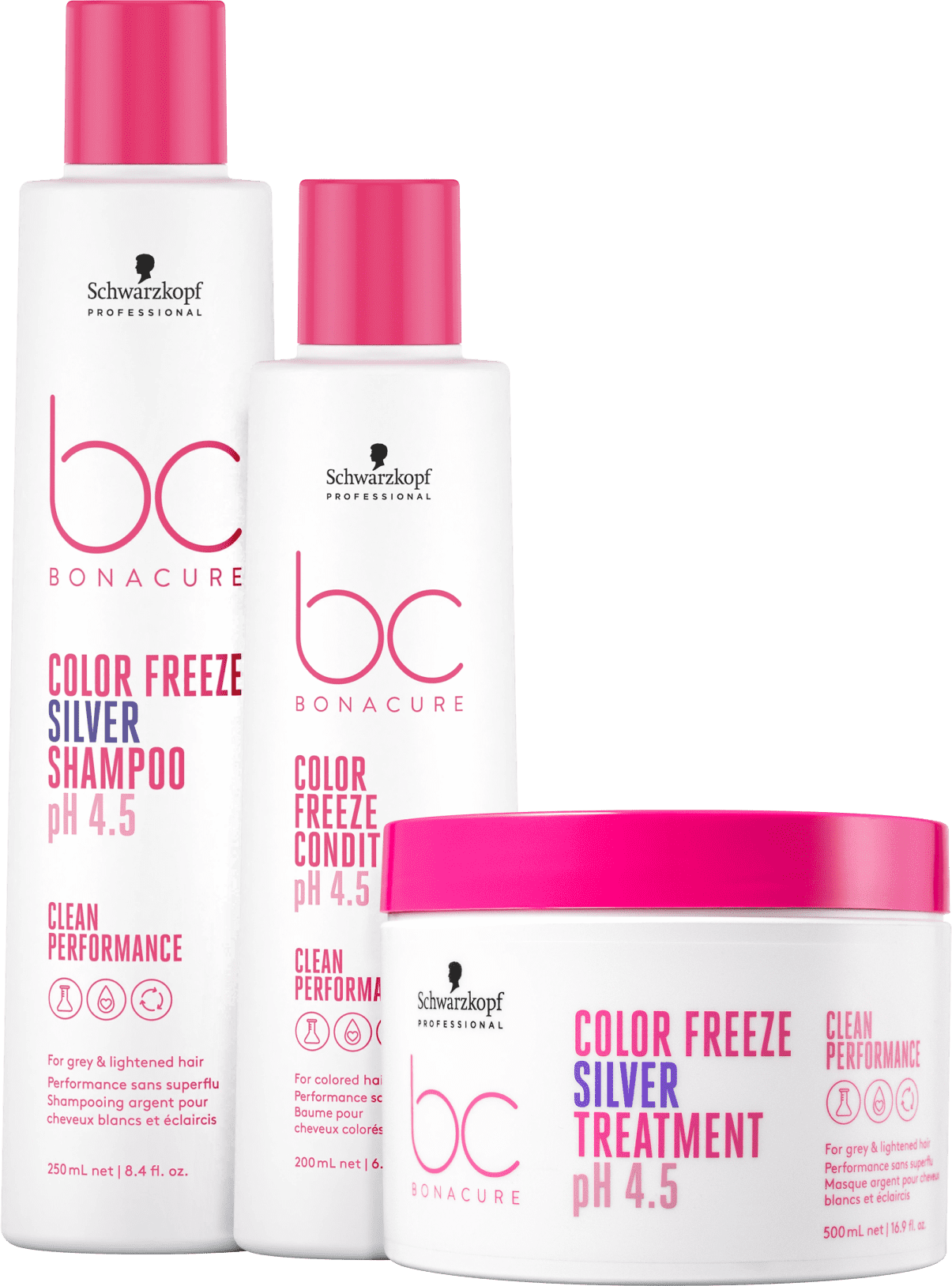 Kit Schwarzkopf BC Performance Color Freeze Trio | Beleza na Web