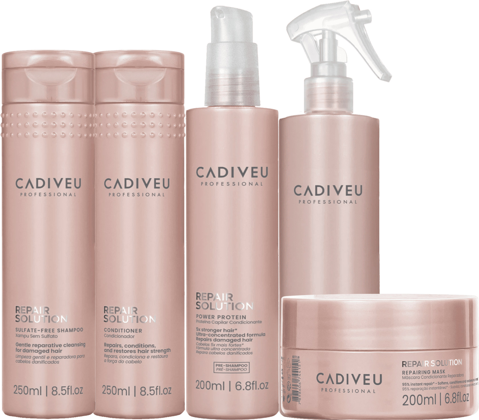 Kit Cadiveu Professional Repair Solution Tratamento Home Care | Beleza ...