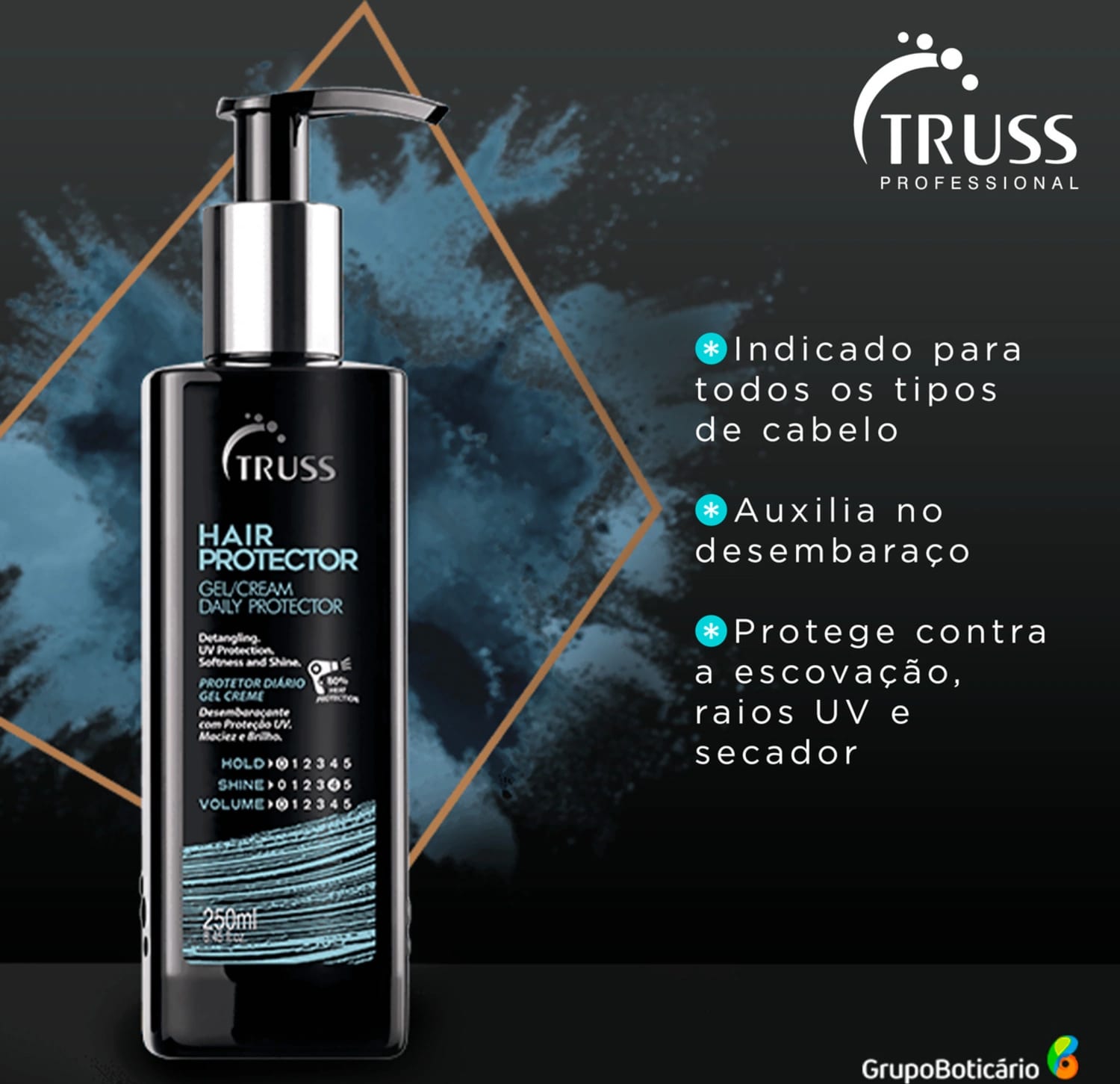 Kit TRUSS Structure + Hair Protector Trio Power | Beleza na Web