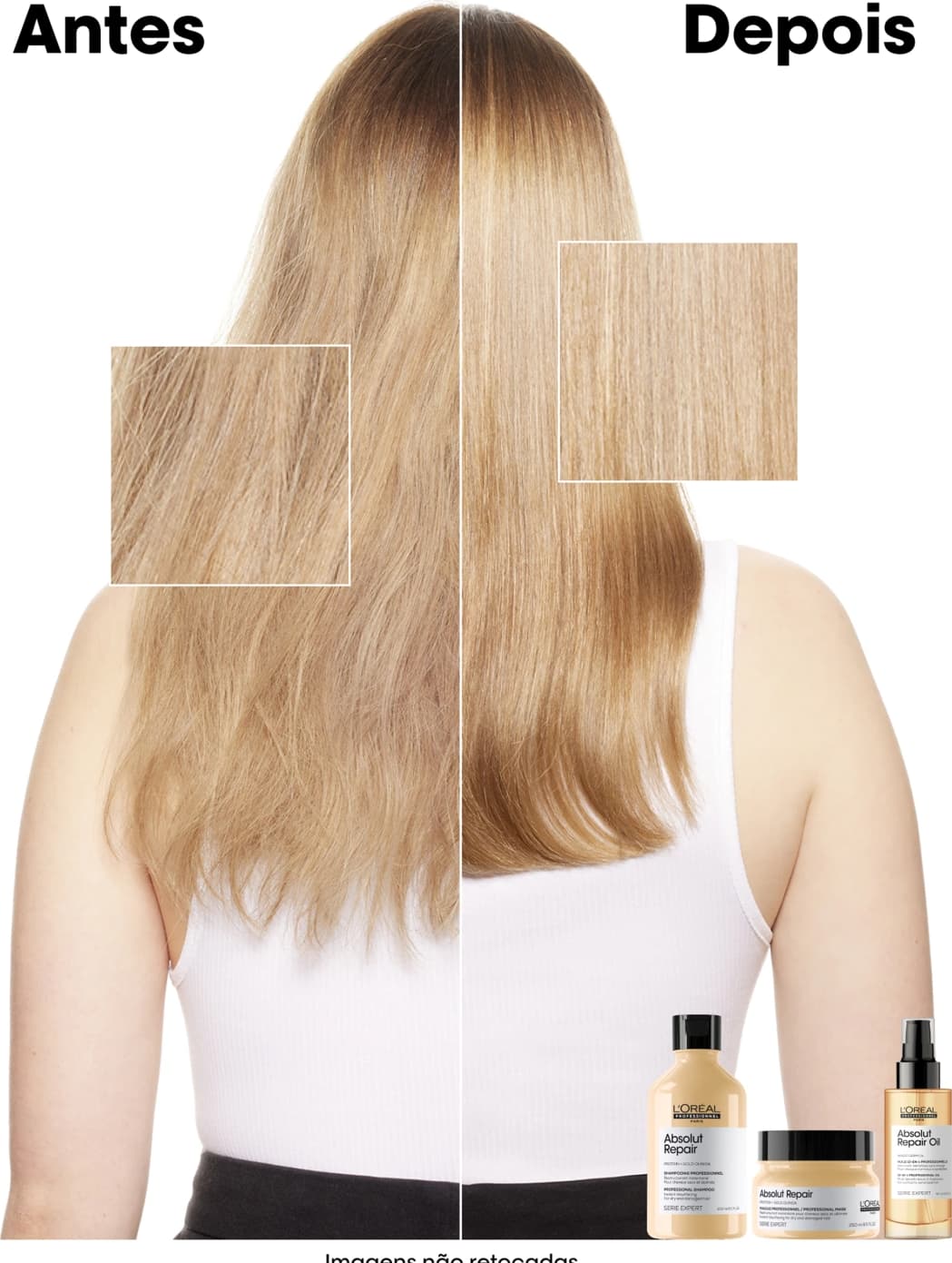 Repare Gold Kit L'Oréal Absolut Repair Reconstrução | Beleza na Web