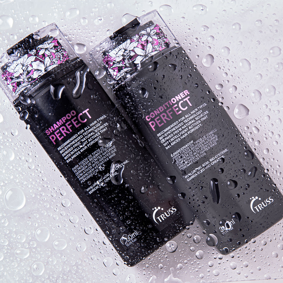 Kit TRUSS Perfect + Uso Obrigatório Oil Trio, 3 produtos.