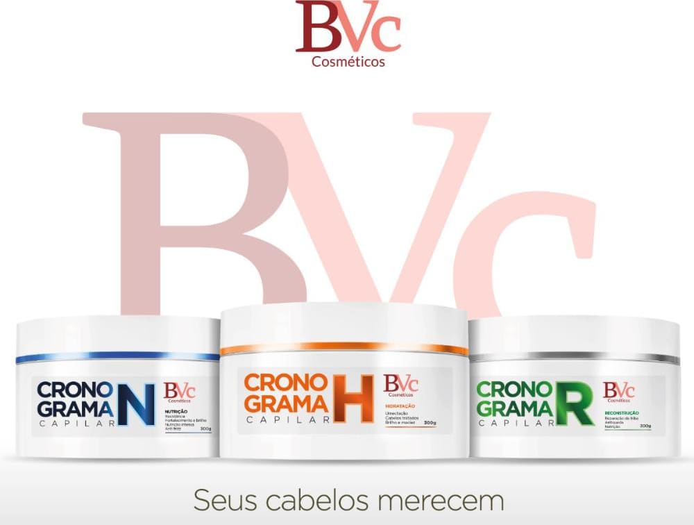 Kit BVc Cosméticos Cronograma Capilar | Beleza na Web