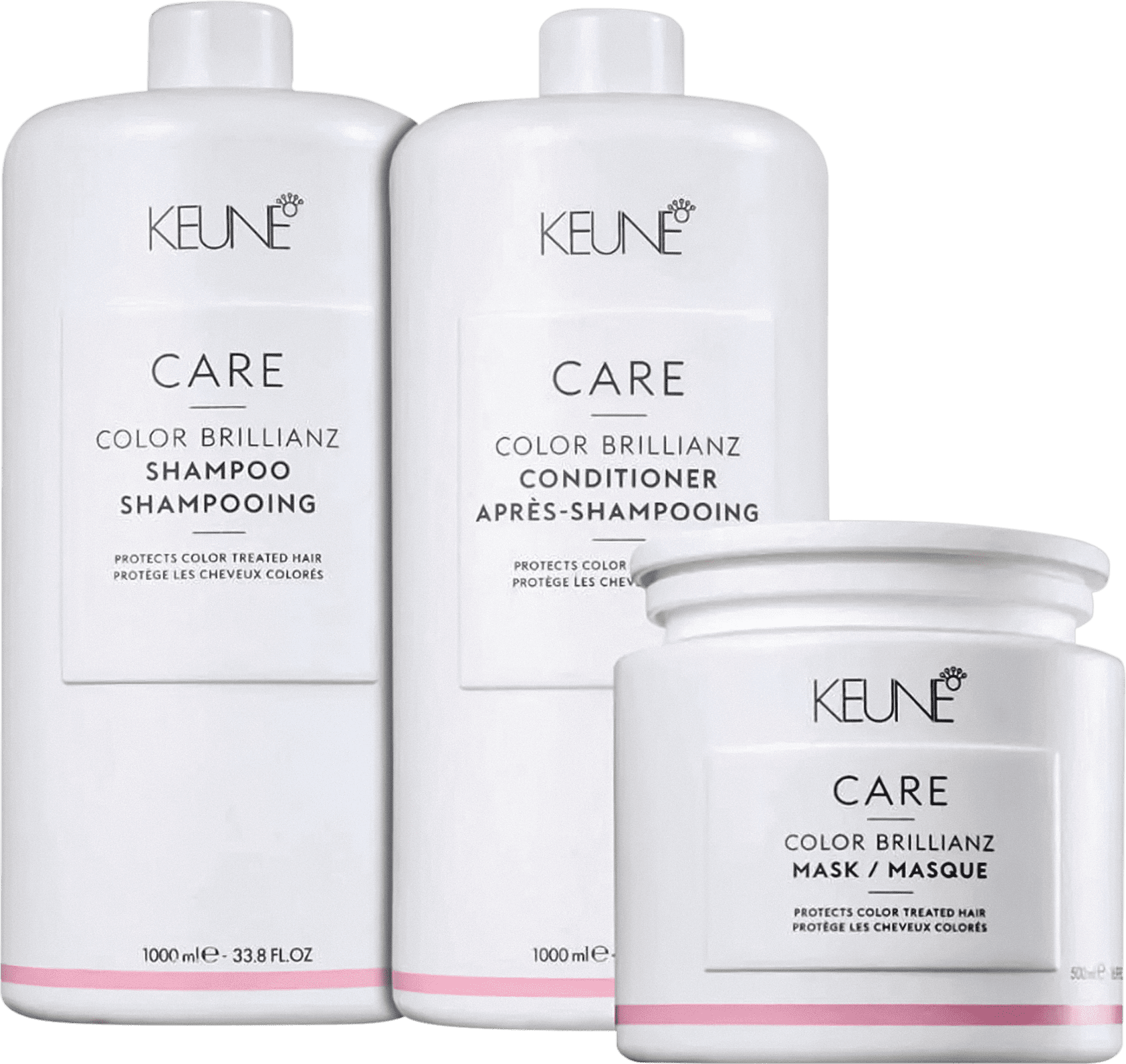 Kit Keune Care Color Brillianz Shampoo Condicionador e Máscara Profissional