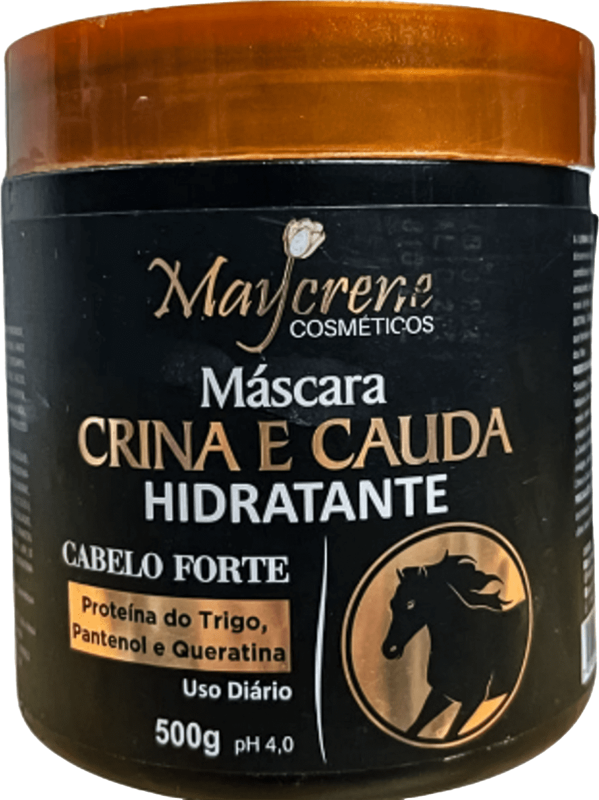Máscara Crina e Cauda Cabelo Forte 500g Maycrene