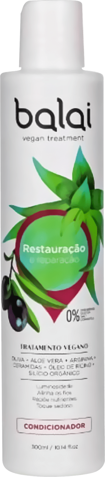 SHAMPOO RESTAURAÇÃO E REPARAÇÃO CAPILAR - 300ML VEGANO - Mundo Balai