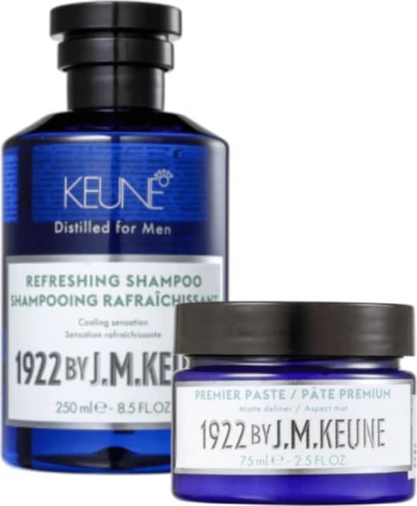 Shampoing Purifiant Keune 1922 - Lot De 2 Flacons De 50ml, Neuf Sous Emballage, Soin Cheveux Professionnel