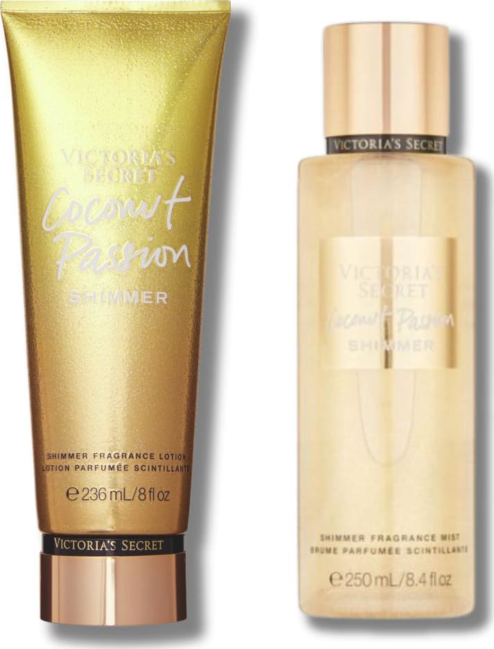 VICTORIA'S SECRET Coconut Passion Shimmer FRAGRANCE BODY Lotion 8 oz