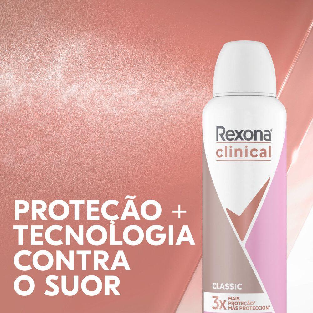 Desodorante Rexona Clinical Aerosol Men Clean 150ml - Sofí Cosméticos