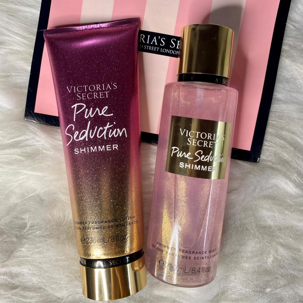 kit Victoria's Secret Pure Seduction Shimmer fracionado – loção