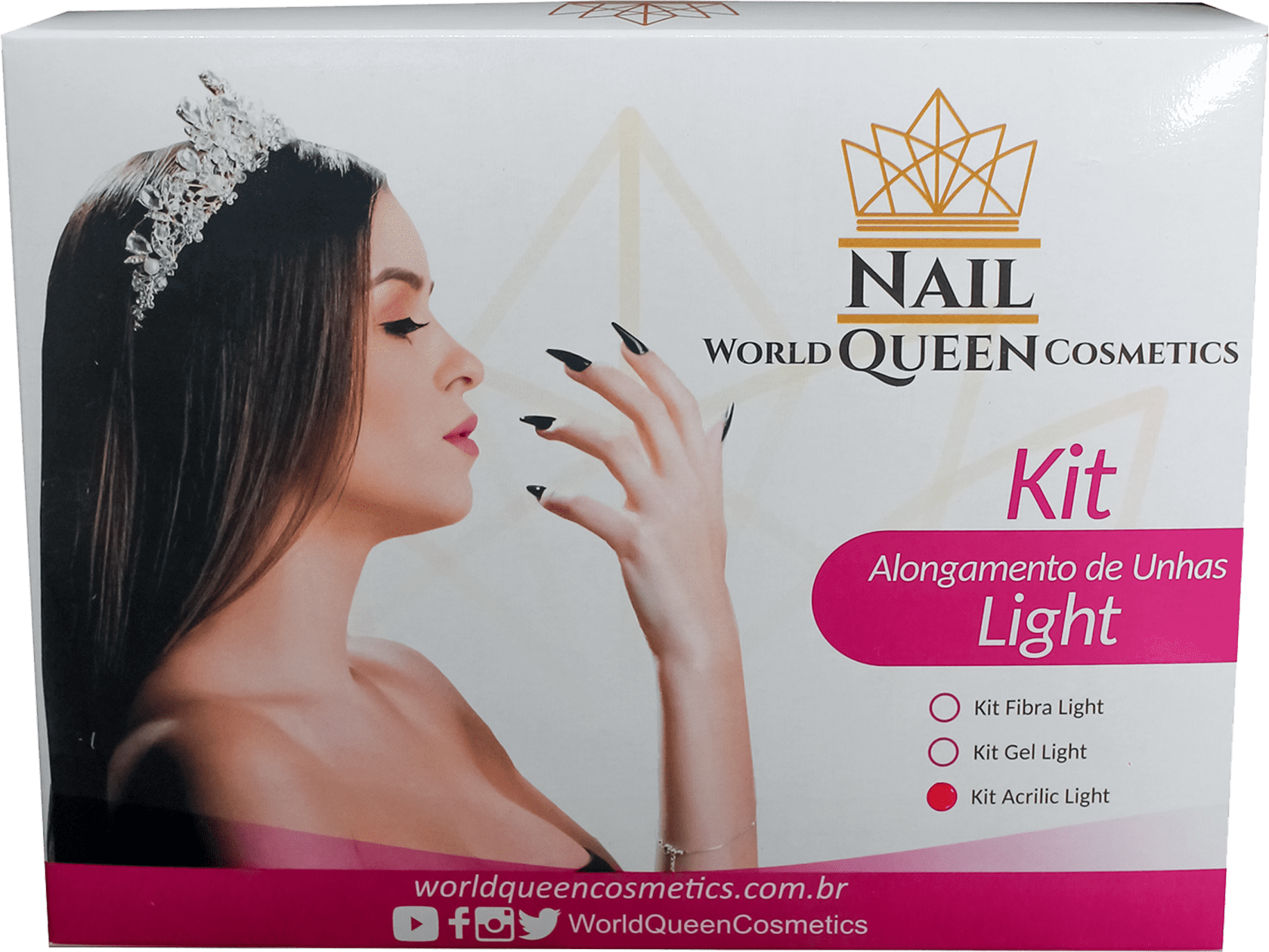 Kit World Queen Nail Acrilic Light