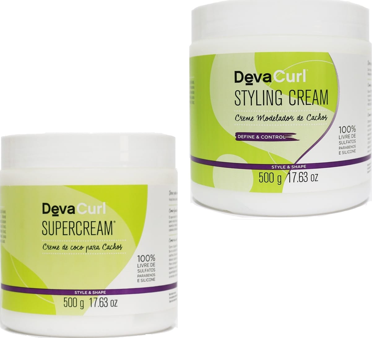 Kit Deva Curl Finalizadores Styling Cream E Supercream 2x500g