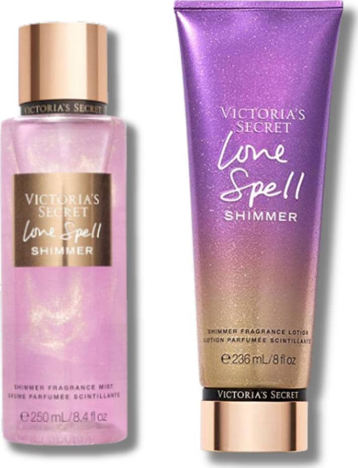 CREME HIDRATANTE COM BRILHO VICTORIA'S SECRET LOVE SPELL SHIMMER 236 ML -  Champ's Store