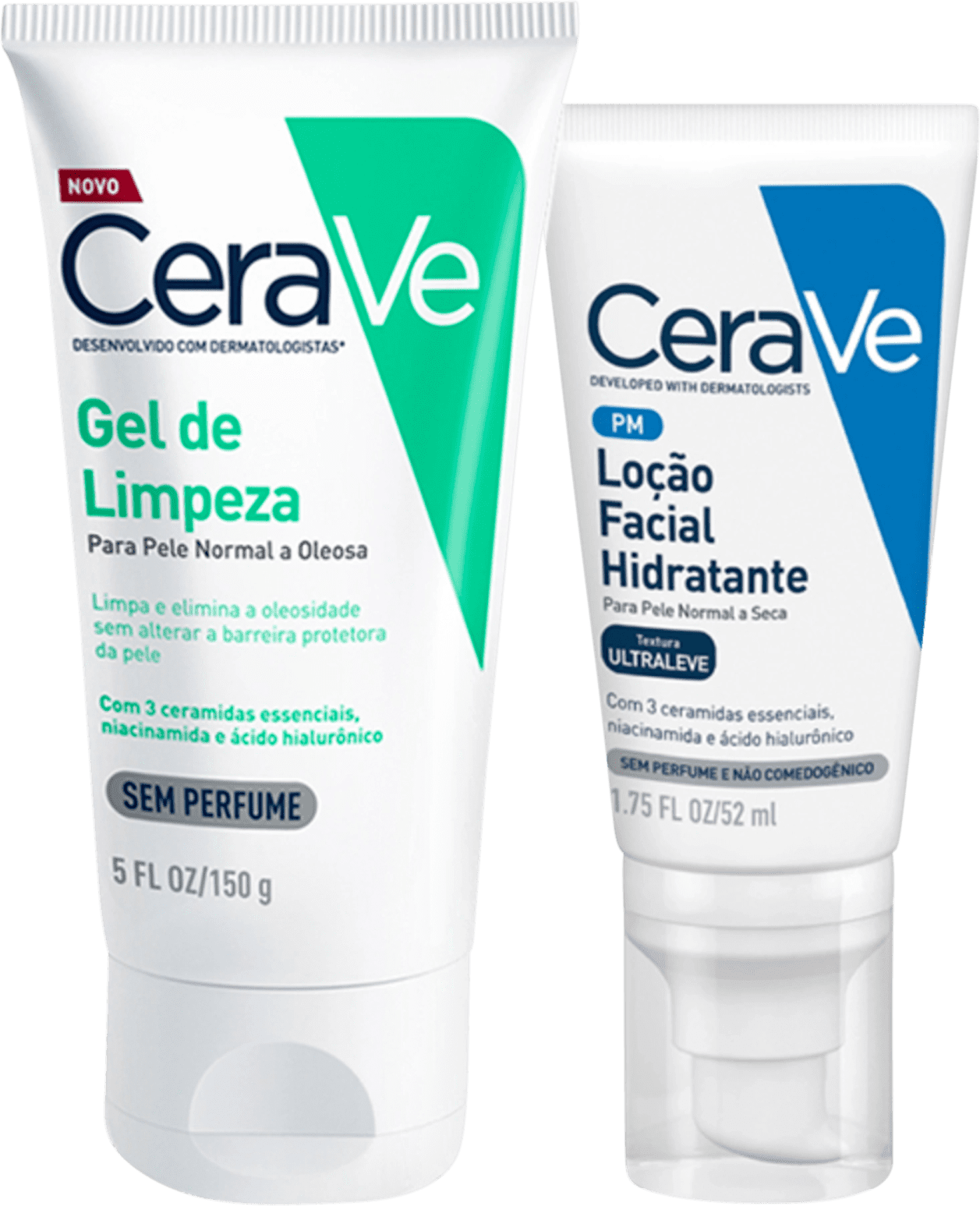 Kit CeraVe Dupla Ação Beleza na 