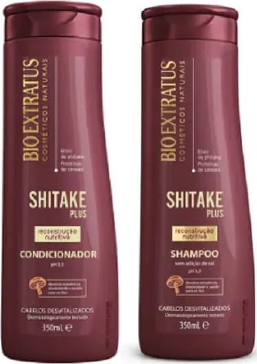 char__make - Kit Bio Extratus Shitake Desenvolvida para recuperar os  cabelos desvitalizados. Combina o poder nutritivo do Elixir de Shitake à  ação reconstrutora. #shitake #bioextratus #cabelosreconstruidos