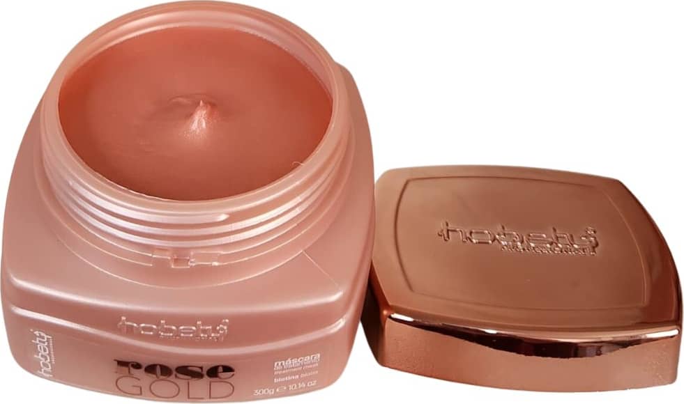 Kit Rose Gold Hobety Shampoo 300ml+Mascara 300g