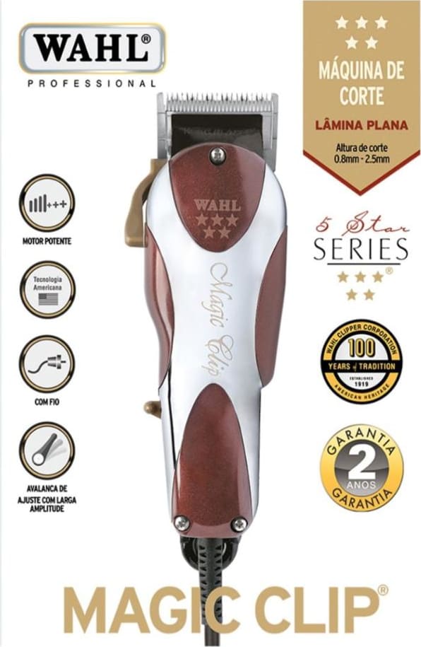 Wahl Professional 5-Star Kit, With Cordless Magic Clip Clipper, Detailer Li Trimmer, Vanish Shaver & Power Station Charging Dock, 100 Minutes Runtime - Foto 4