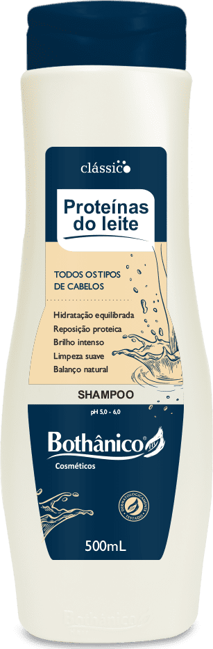 Shampoo Leite Vegano 250mL Bothânico Cosméticos