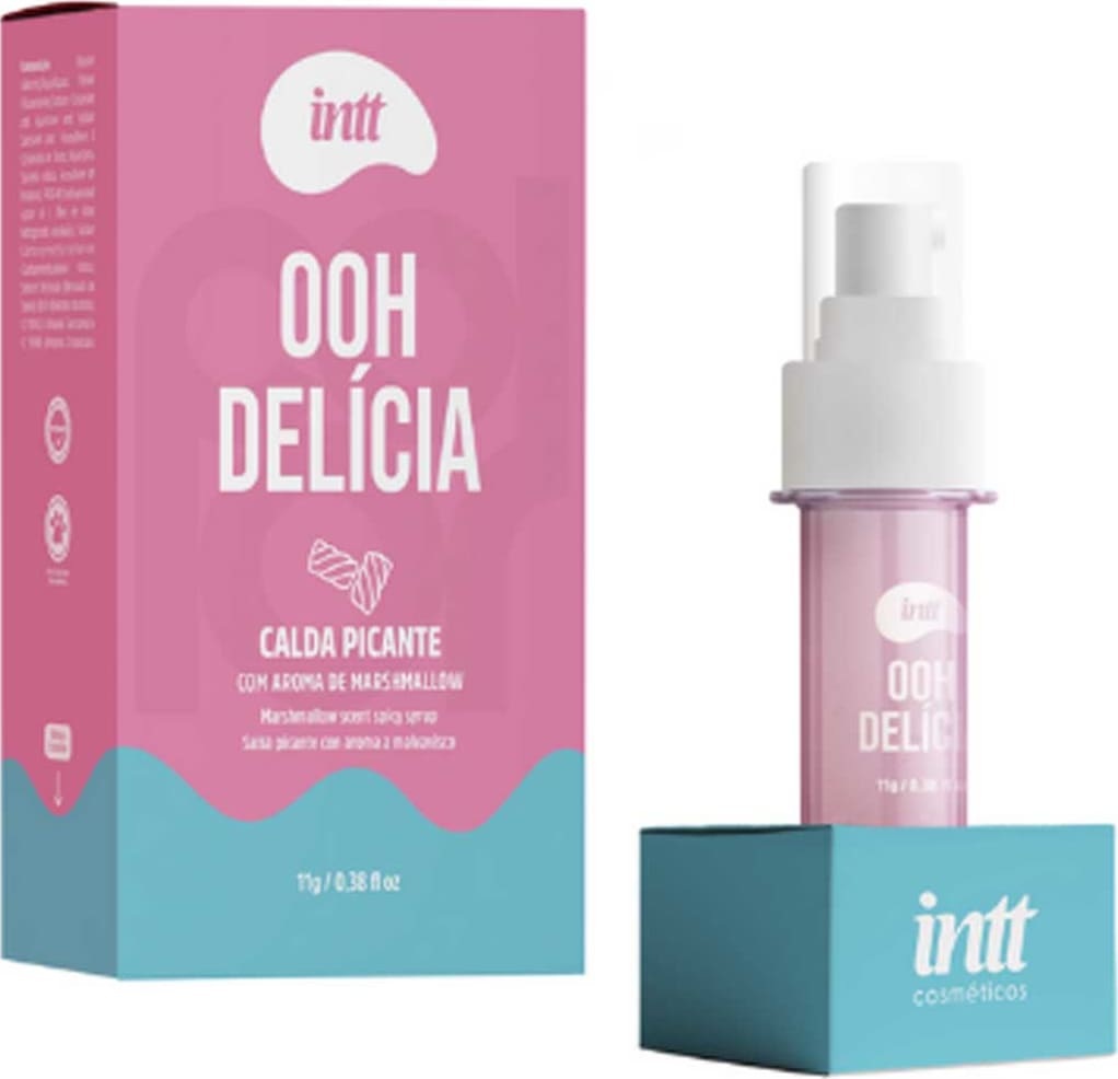 Óleo para Massagem Intt Ooh Delícia Calda Picante Marshmallow  11g