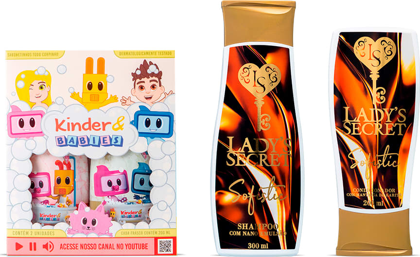 Kit Kinder Babies + Lady's Secret Sofistic | Beleza na Web