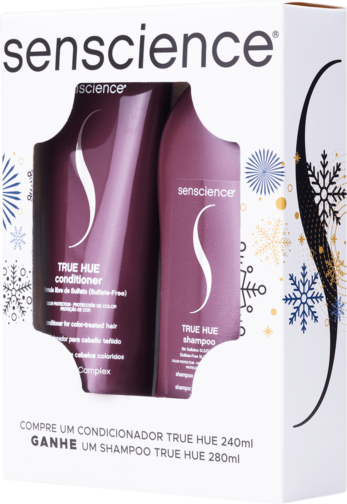 Kit Senscience True Hue Home Care Shampoo 280ml + Condicionador 240ml