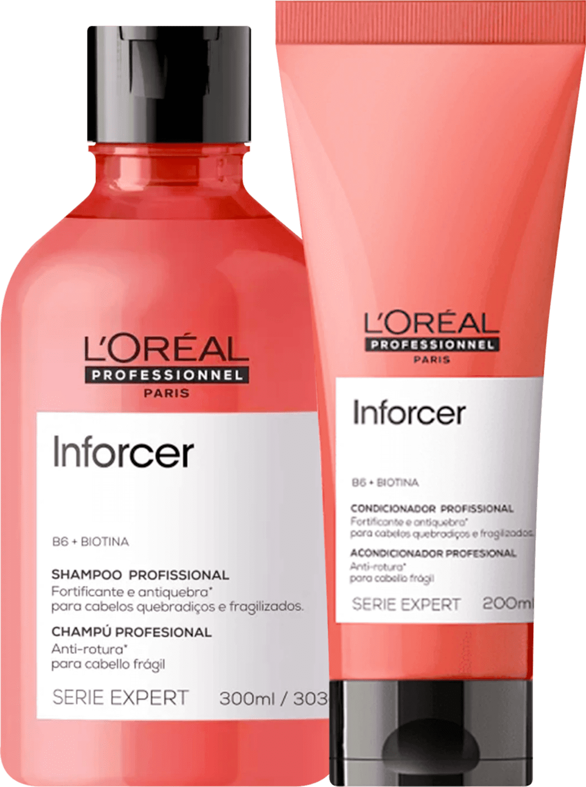 Kit L'Oréal Professionnel Inforcer Serie Expert Duo Home Care | Beleza ...