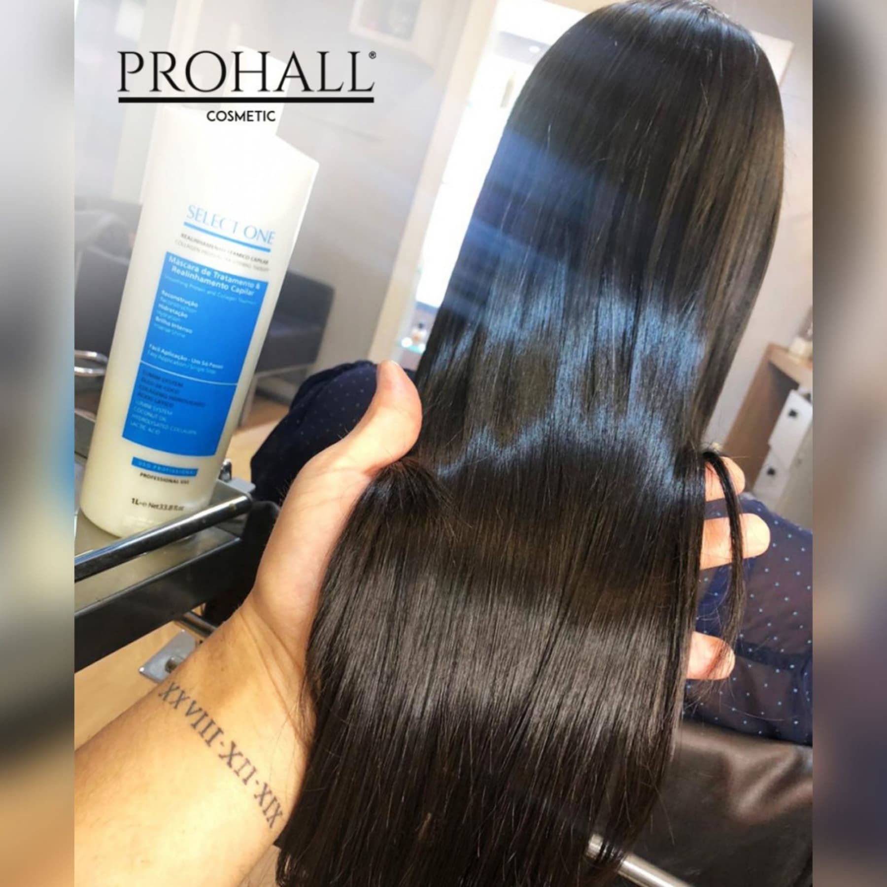 Kit De Lissage Brésilien Prohall Select One 300 Ml - Soin Capillaire Original Du Brésil