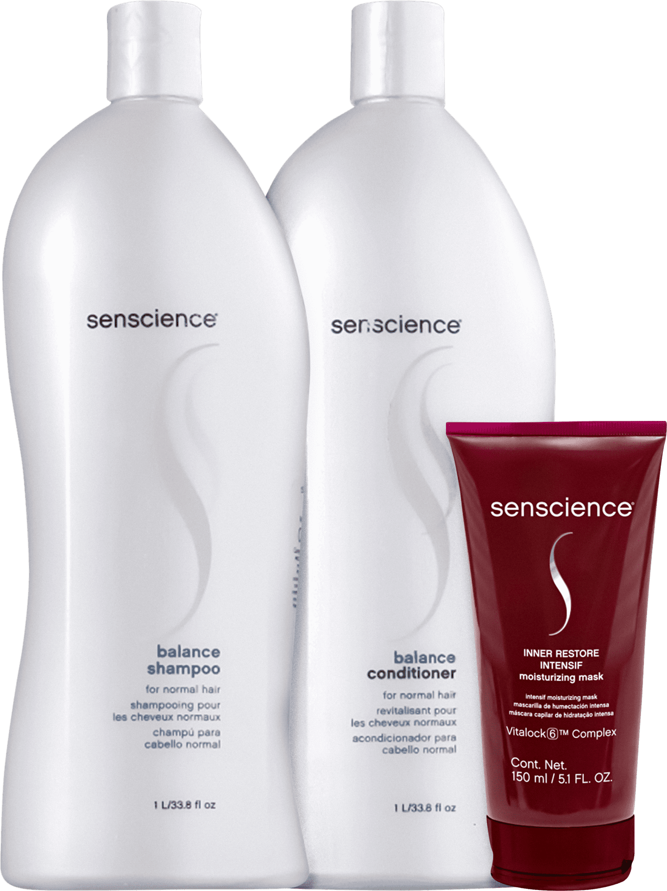 Kit Senscience Balance Salon + Inner Restore Intensif Beleza na 