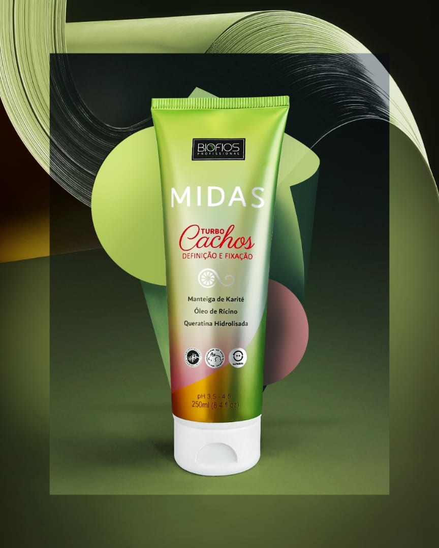 Midas Turbo Cachos - Ativador de Cachos Biofios 250ml