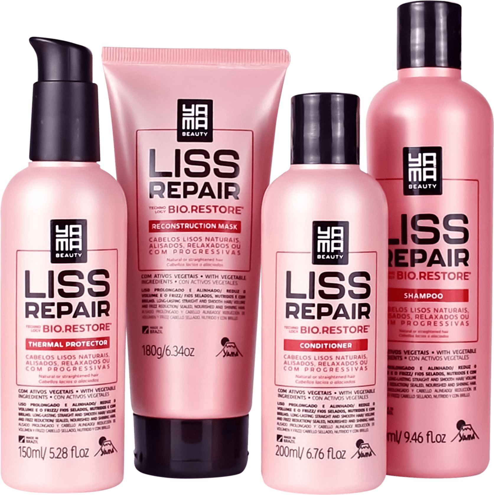 Kit Madamelis Smoothing System Liss Ultimate Frizz-Free Straight