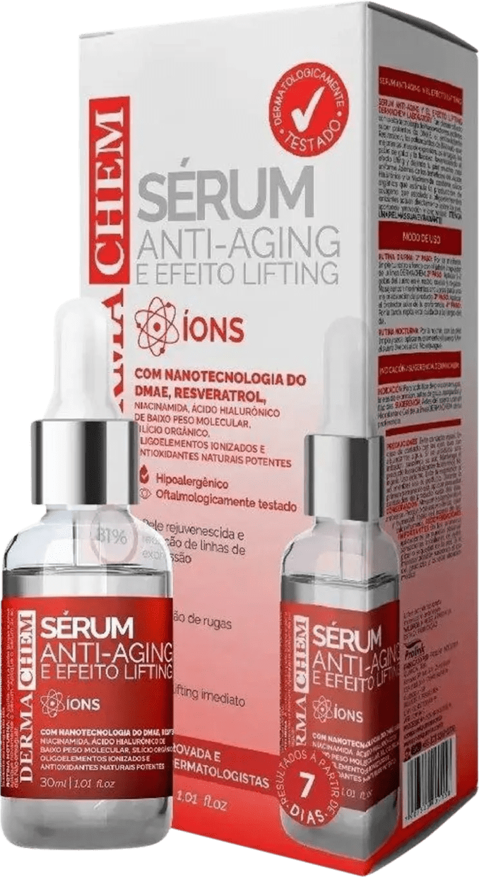 Sérum Dermachem Anti-Aging e Efeito Lifting